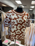 Faith Flower Print Sweater