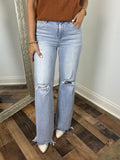 Gwyneth Wide Leg Jean - Risen