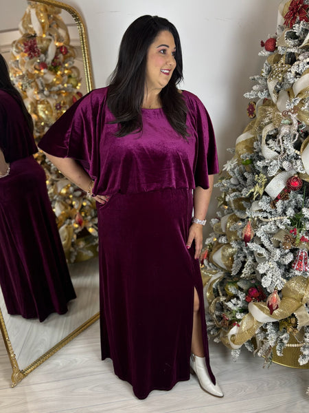 Veronica Velvet Dress - Plus