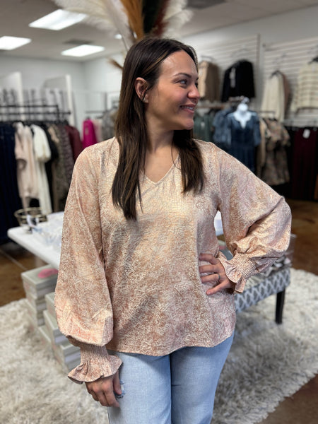 Gold Shimmer Blouse