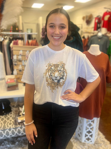 Tiger Face Graphic Tee