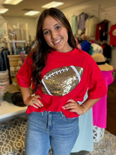 Sequins Football Top