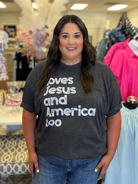 Jesus and America Graphic Tee