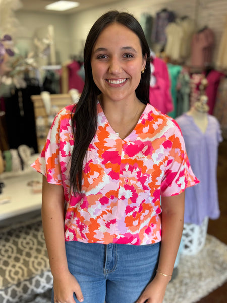 Feeling Bold Floral Top