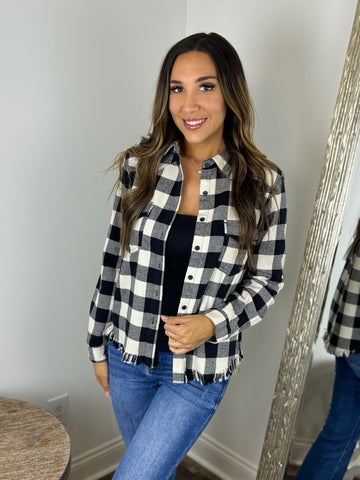 Plaid to Meet You Shacket