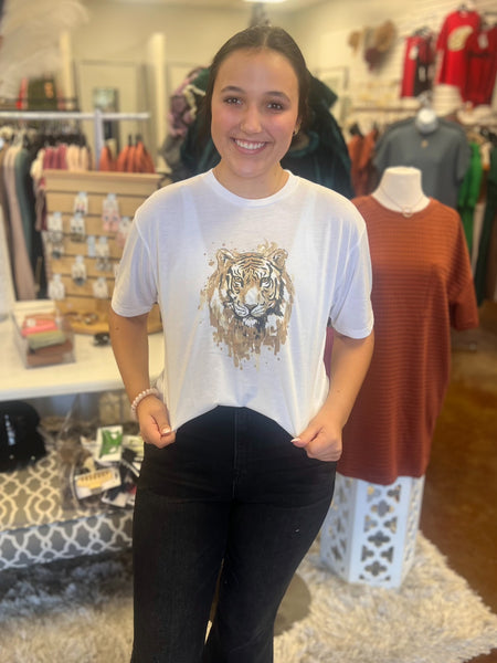 Tiger Face Graphic Tee