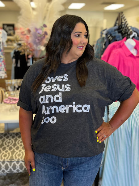 Jesus and America Graphic Tee