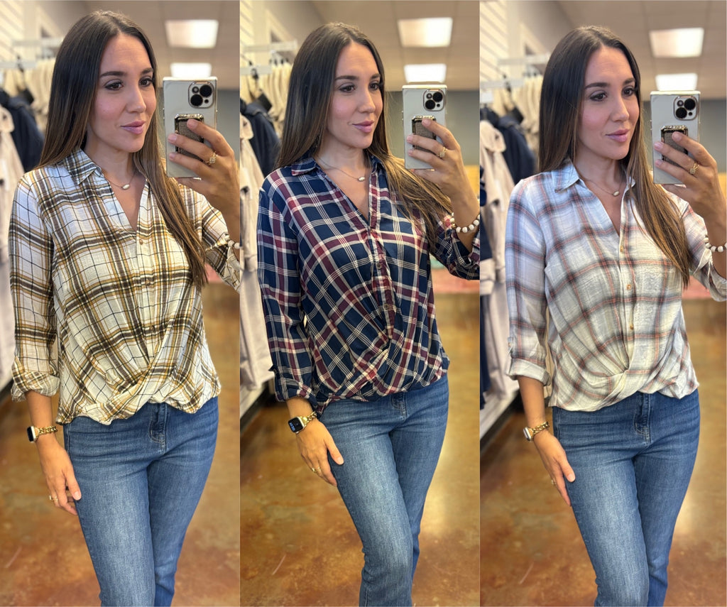 Fall Breeze Flannel Top