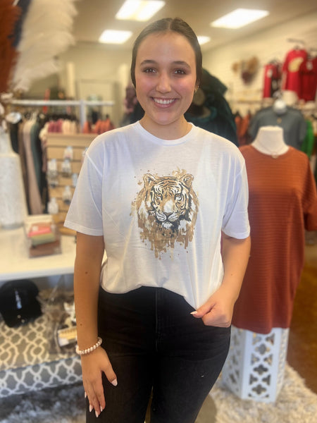 Tiger Face Graphic Tee