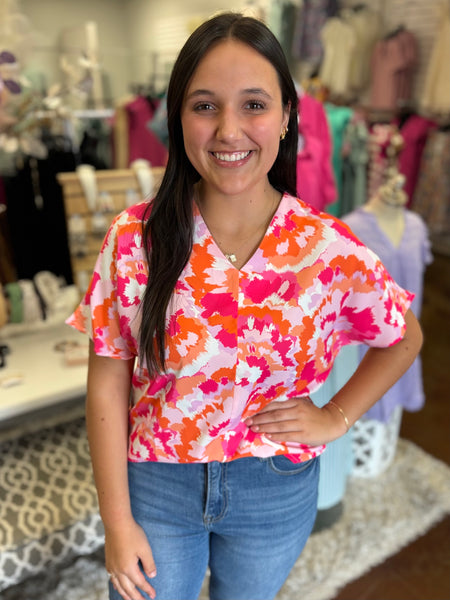 Feeling Bold Floral Top