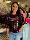 Sequins Tigers Top