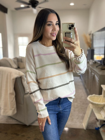 Sweet Tooth Striped Sweater