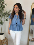 Safe Haven Chambray Top