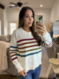 Color me Cozy Striped Sweater