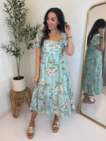 Tropical Paradise Midi Dress