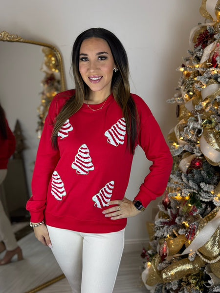 Christmas Tree Cake Sweater