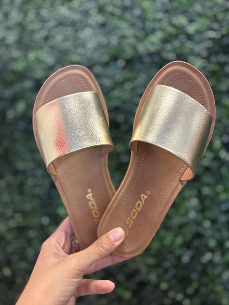 Efron Sandal - Gold