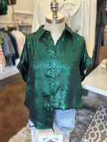 City Girl Blouse - Emerald