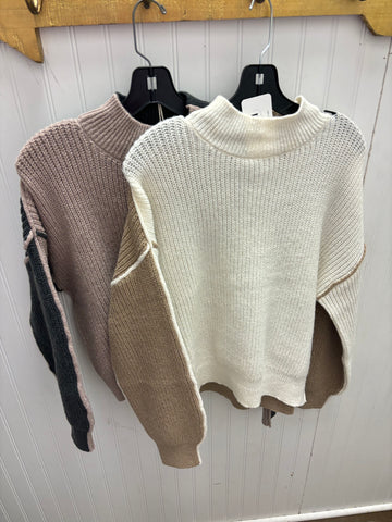 Cuddle Up Contrast Sweater