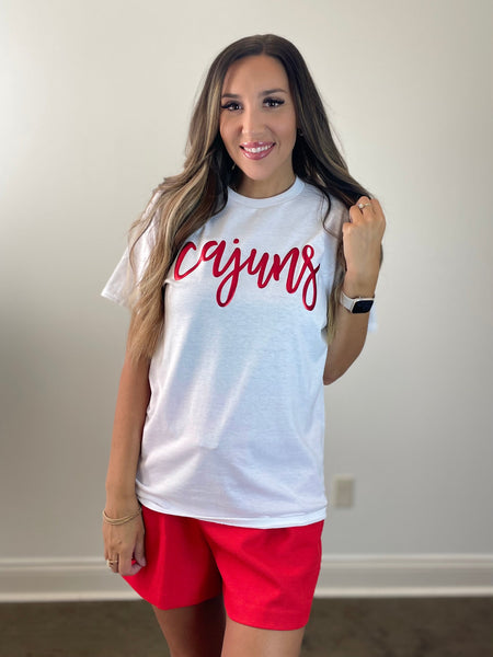 Cajuns Script Graphic Tee