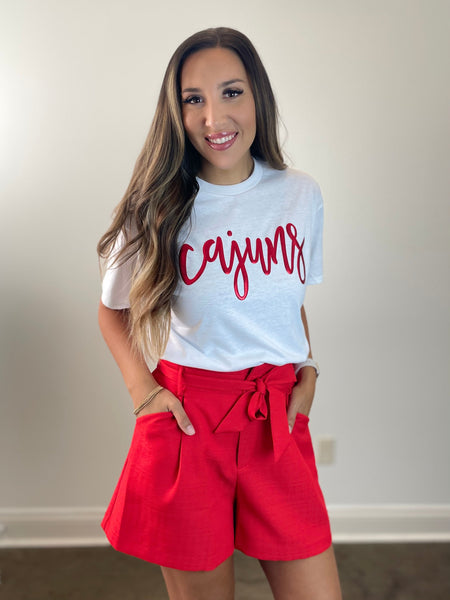 Cajuns Script Graphic Tee